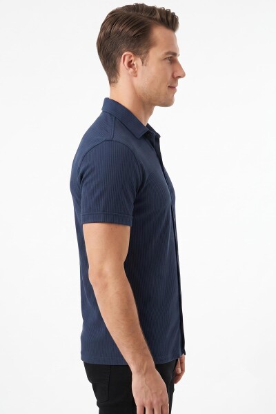 Desenli Slim Fit Erkek T-Shirt - 2