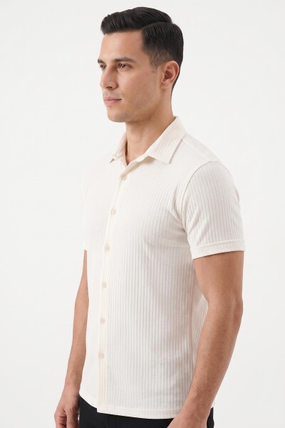 Desenli Slim Fit Erkek T-Shirt - 6