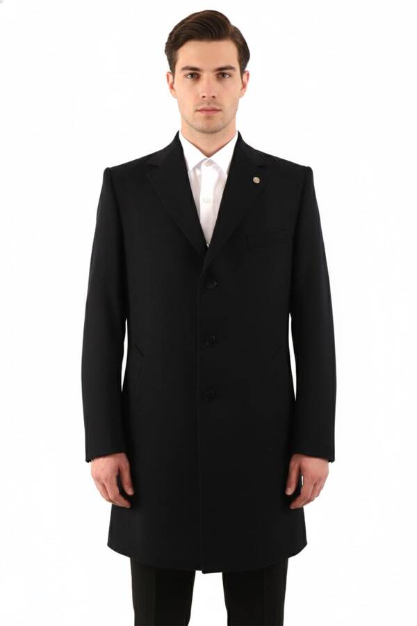 Erkek Slim Fit Kaban