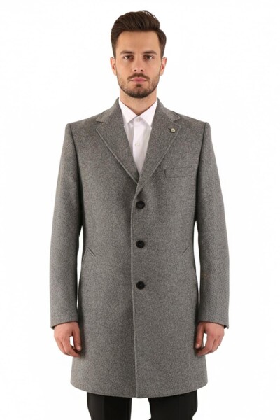 Erkek Slim Fit Kaban - 5