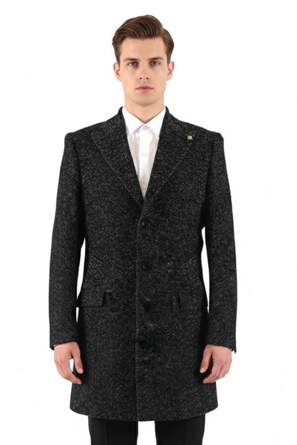 Erkek Slim Fit Kaban - 1