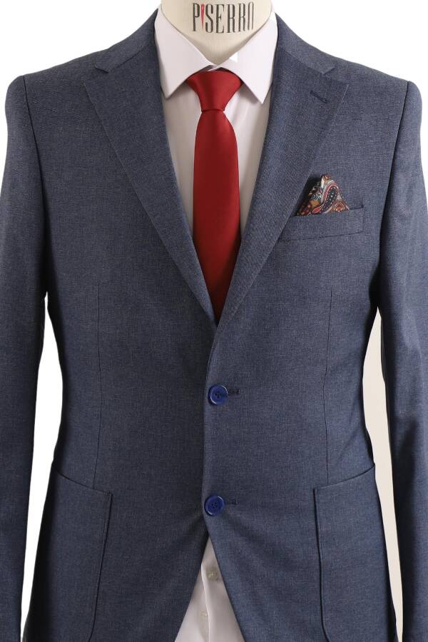 Erkek Tek Ceket Slim Fit - 3
