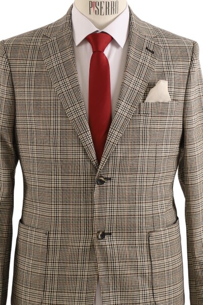 Erkek Tek Ceket Slim Fit - 3