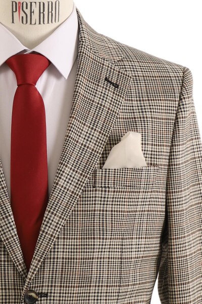 Erkek Tek Ceket Slim Fit - 4