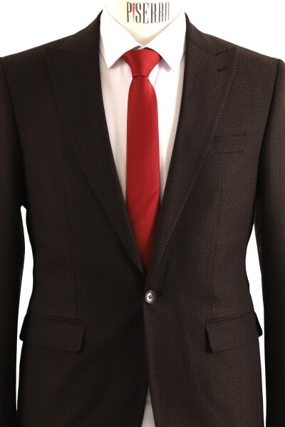 Erkek Tek Ceket Slim Fit - 3