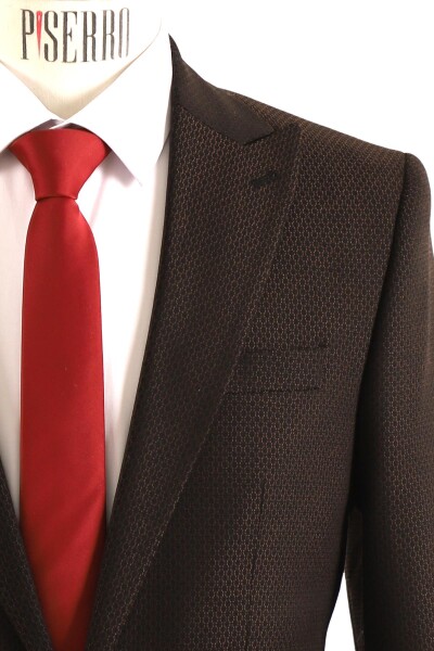 Erkek Tek Ceket Slim Fit - 4