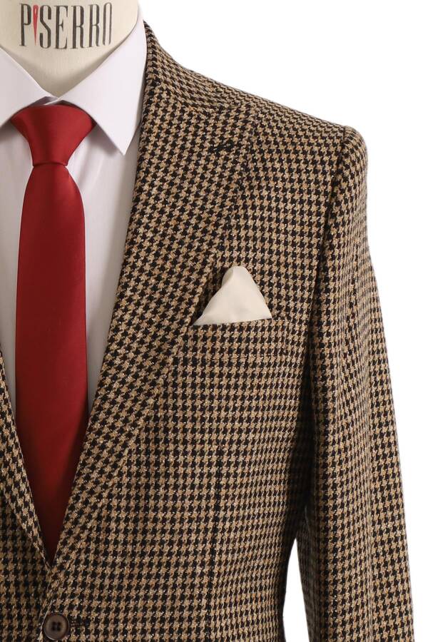 Erkek Tek Ceket Slim Fit - 4