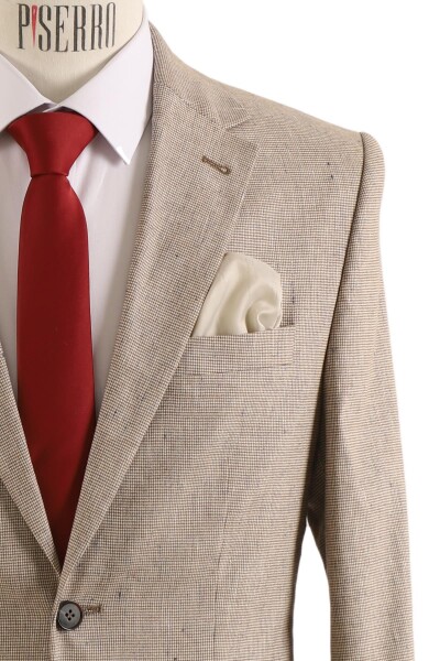 Erkek Tek Ceket Slim Fit - 4
