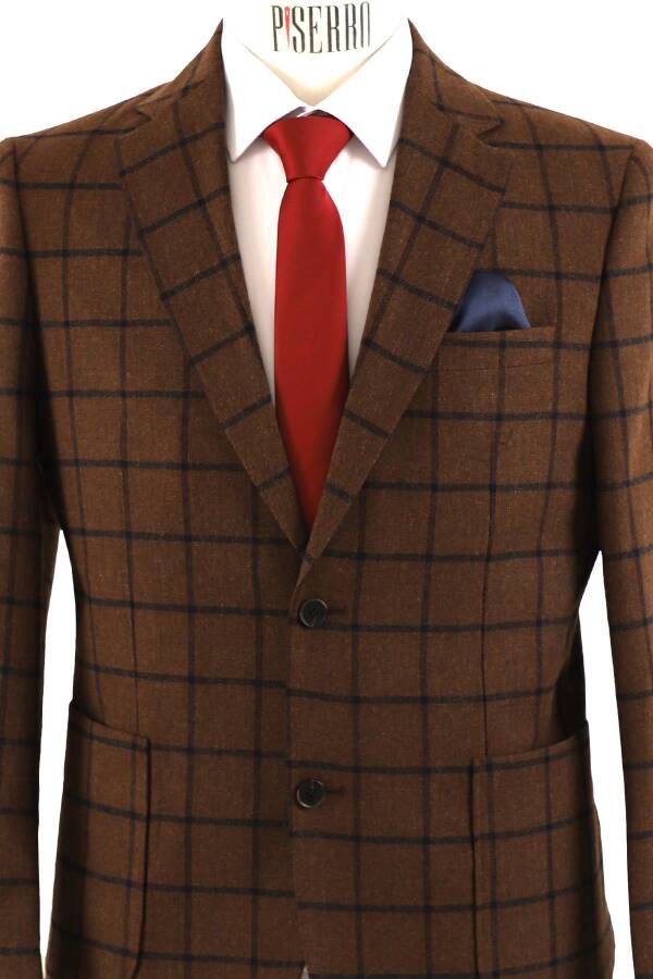 Erkek Tek Ceket Slim Fit - 3