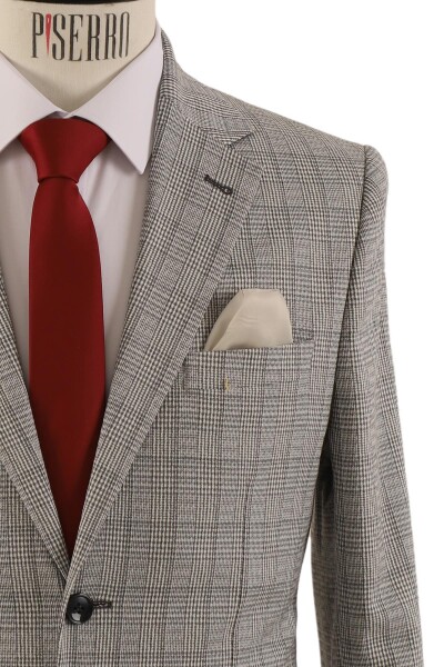 Erkek Tek Ceket Slim Fit - 4