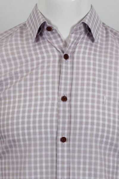 Uzun Kol Slim Fit Kareli Gömlek - 2