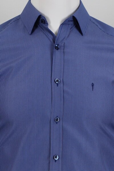 Uzun Kol Slim Fit Kareli Gömlek - 5