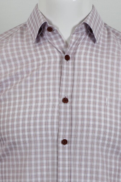 Uzun Kol Slim Fit Kareli Gömlek - 8