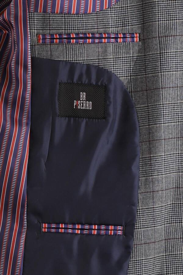 Regular Fit Yelekli Takım - 7