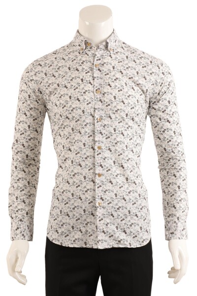 Slim Fit Erkek Gömlek - 5
