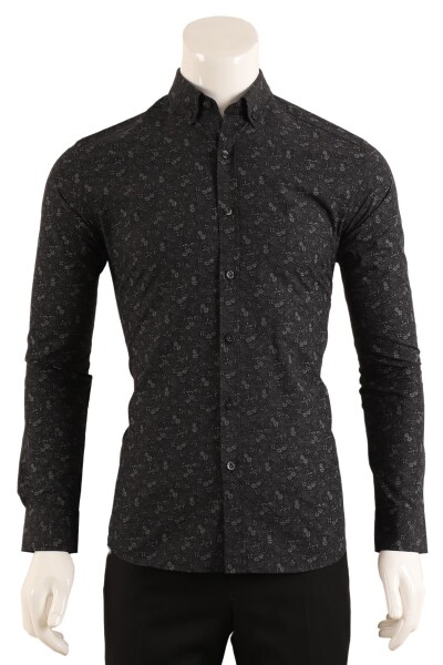 Slim Fit Erkek Gömlek - 1