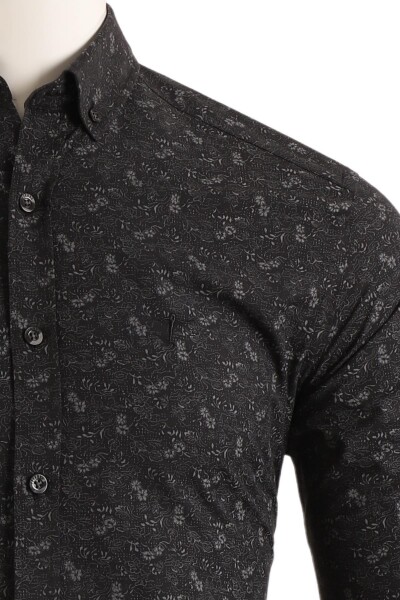 Slim Fit Erkek Gömlek - 4