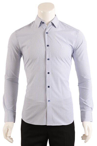 Slim Fit Erkek Gömlek - 5