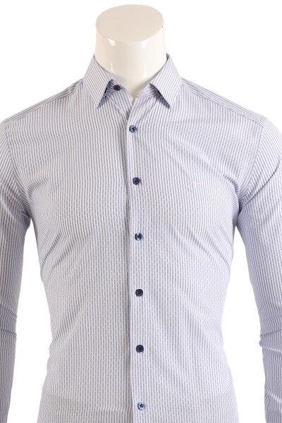 Slim Fit Erkek Gömlek - 6