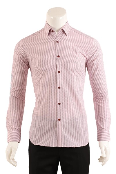 Slim Fit Erkek Gömlek - 9