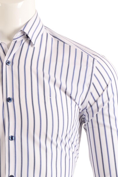 Slim Fit Erkek Gömlek - 4