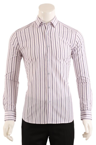 Slim Fit Erkek Gömlek - 5