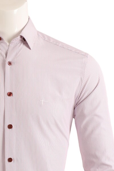Slim Fit Erkek Gömlek - 4