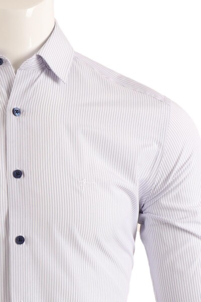 Slim Fit Erkek Gömlek - 8