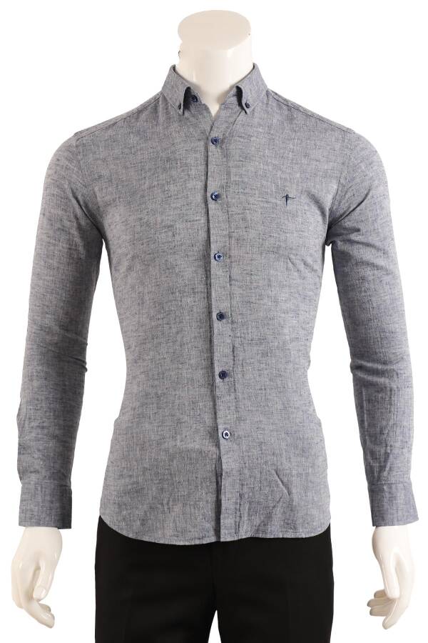 Slim Fit Erkek Gömlek - 5