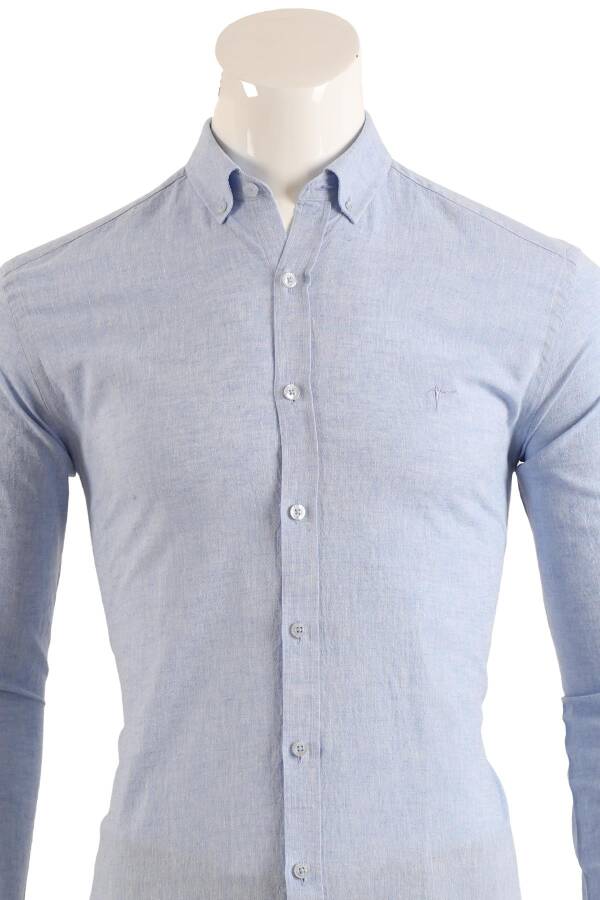 Slim Fit Erkek Gömlek - 10