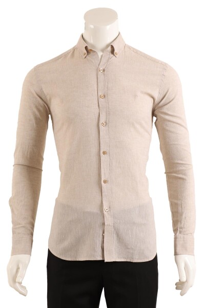 Slim Fit Erkek Gömlek - 13