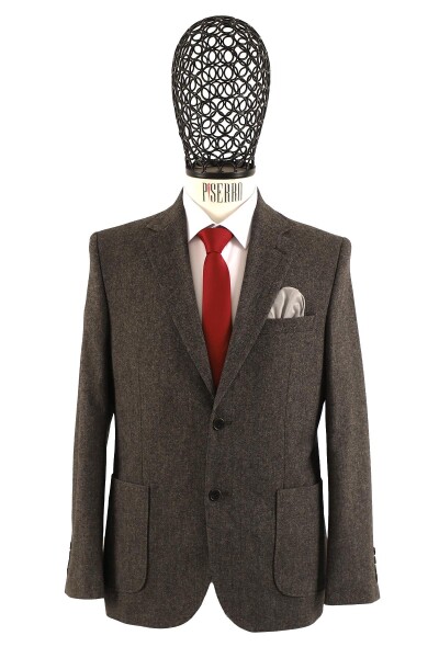 Slim Fit Erkek Tek Ceket - 2