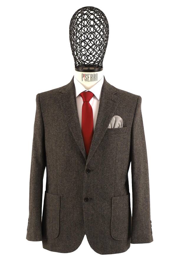 Slim Fit Erkek Tek Ceket - 2