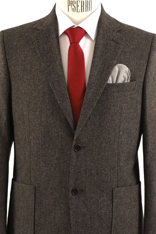 Slim Fit Erkek Tek Ceket - 3