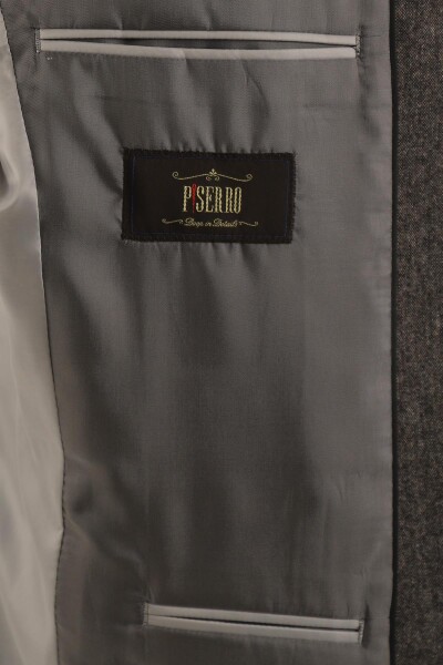 Slim Fit Erkek Tek Ceket - 5