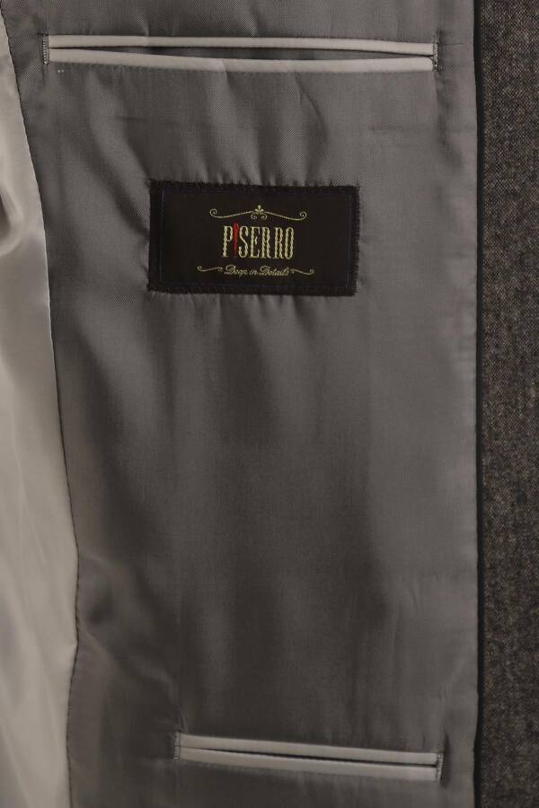 Slim Fit Erkek Tek Ceket - 5