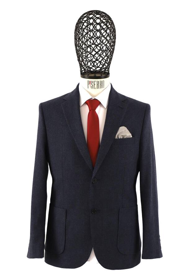Slim Fit Erkek Tek Ceket - 6