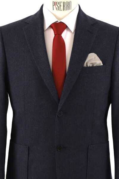 Slim Fit Erkek Tek Ceket - 7