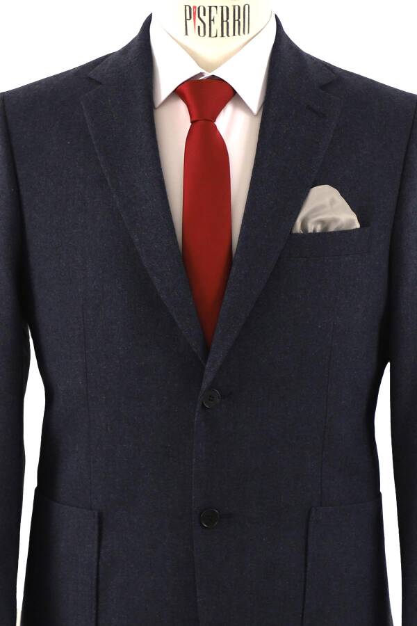 Slim Fit Erkek Tek Ceket - 7