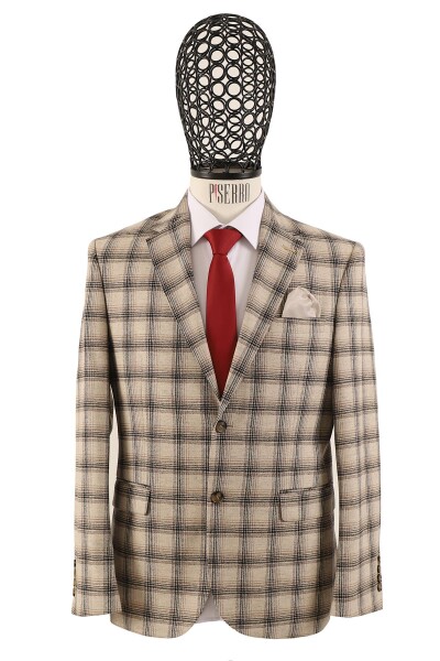 Slim Fit Erkek Tek Ceket - 2