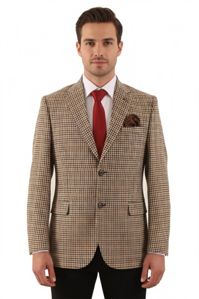 Slim Fit Erkek Tek Ceket