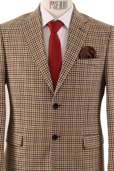 Slim Fit Erkek Tek Ceket - 3