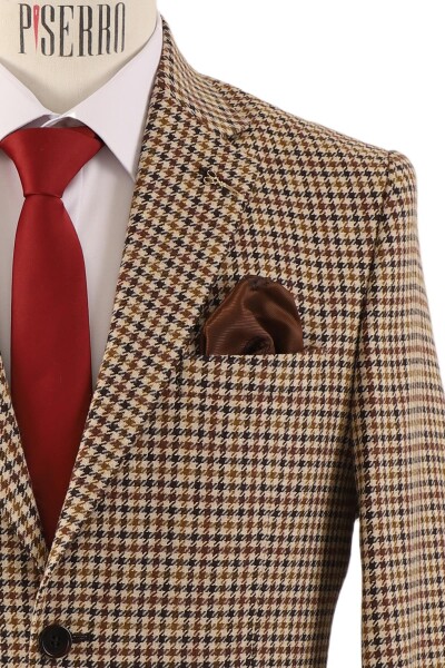 Slim Fit Erkek Tek Ceket - 4