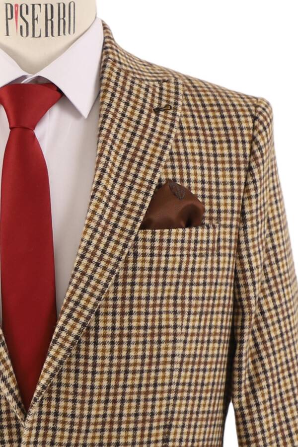 Slim Fit Erkek Tek Ceket - 4