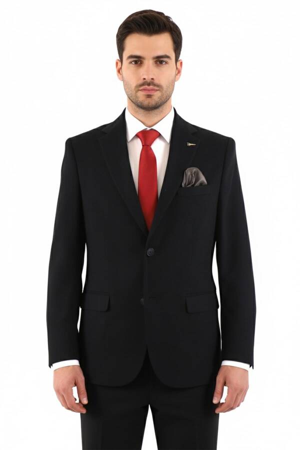 Slim Fit Erkek Tek Ceket - 1