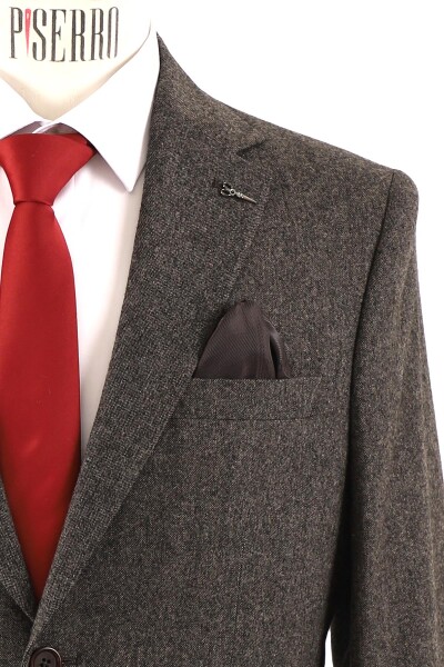 Slim Fit Erkek Tek Ceket - 4