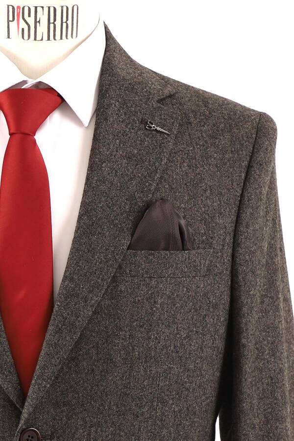 Slim Fit Erkek Tek Ceket - 4
