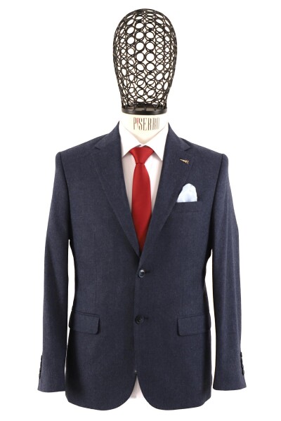 Slim Fit Erkek Tek Ceket - 2