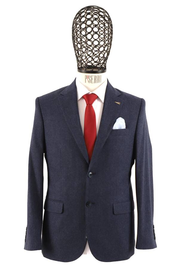 Slim Fit Erkek Tek Ceket - 2