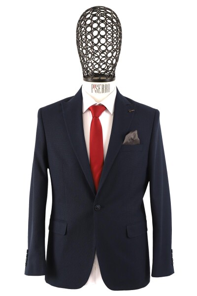 Slim Fit Erkek Tek Ceket - 2